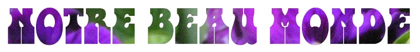 notre beau monde masthead